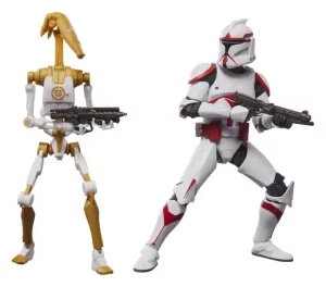Star Wars Black Series: 2 Action Figure Coruscant Guard & Battle Droid Officer 15 cm