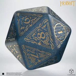 D20 Spindown Jumbo Il Hobbit - Dado a Rotazione Aether TCG