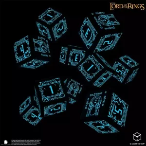 The Lord of the Rings: Dadi D6 Moria Glow in the Dark - Set da 10