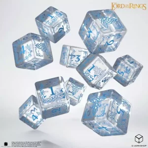 The Lord of the Rings: Set 10 Dadi D6 Rivendell (Acqua)