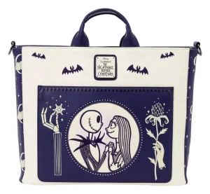 Zaino e Borsa Tote Loungefly La Casa di Halloween: Jack Skellington & Sally - Notte Stellata