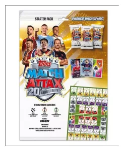 UEFA Club Competition Match Attax 2026/27: Starter Pack Carte da Gioco