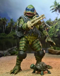 Action Figure Leonardo come la Creatura - Universal Monsters x TMNT - 18 cm