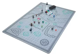 Tappetino da Gioco RPG Enhance Stone - Deluxe Grid Mat