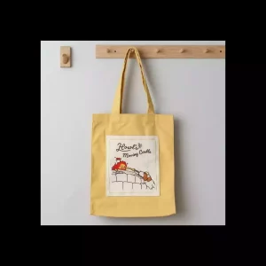 Borsa Shopper Howl's Moving Castle Calcifer e Heen
