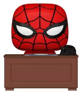 Funko POP! Marvel Spider-Man alla Scrivania - Action Figure 9 cm