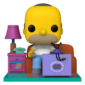 Simpsons POP! Homer che guarda la TV - Action Figure Deluxe da 18 cm
