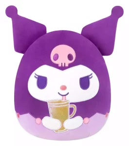 Squishmallows Hello Kitty: Kuromi in Tazza – Peluche 30 cm