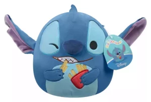 Squishmallow Stitch 20cm - Pupazzo Morbido con Patatine