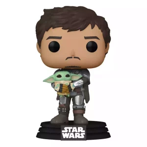 Star Wars The Mandalorian POP! Vinile Mando e Grogu - 9 cm
