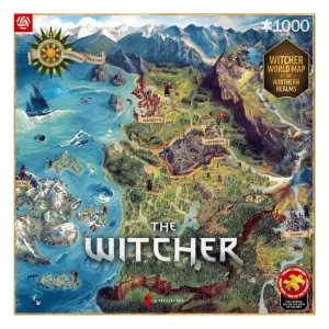 Puzzle The Witcher Nord Regni - Mappa (1000 Pz)