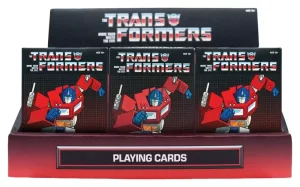 Transformers Carte da Gioco Display (12 Pezzi)